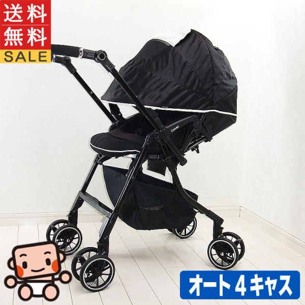 ベビーカー 中古 コンビ メチャカル オート4キャスcompact lotta 1カ月から3歳 co...