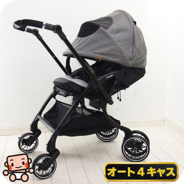 綺麗 ベビーカー コンビ 中古 スゴカルSwitch エッグショックXL combi 1カ月から3歳...
