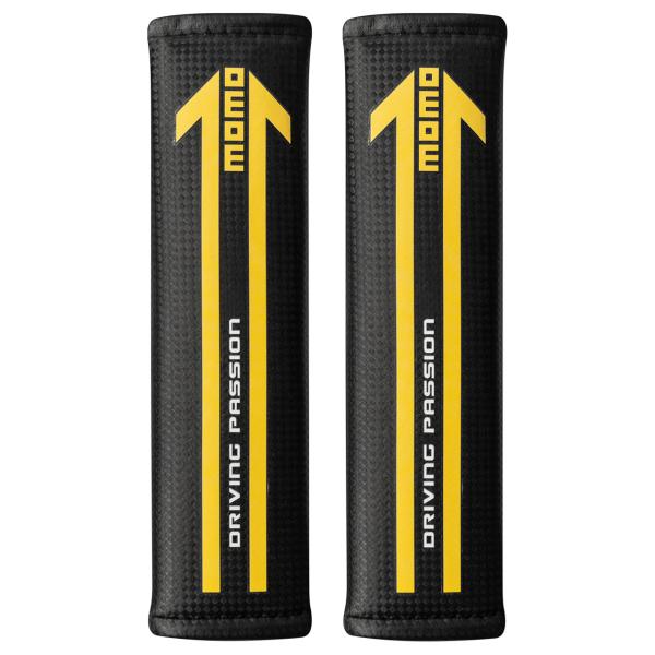 【アウトレット】CARBON カーボン MOMO モモ シートベルトパッド ショルダーパッド ITA...