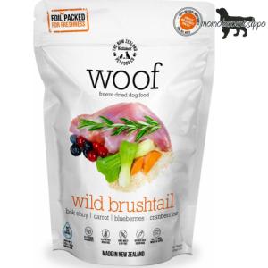 WOOF (ワフ) ワイルドブラッシュテイル 犬用 50g フリーズドライ ※お一人様2個まで！送料無料（ポスト投函便）｜momo-tail