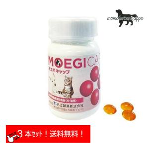 モエギキャップ 30粒×3本 カプセル 共立製薬 犬猫用 送料無料