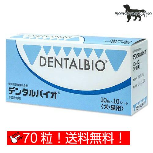 デンタルバイオ 10粒×7シート(70粒)  共立製薬 犬猫用 送料無料（ポスト投函便）