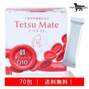 テツメイト 日本全薬工業 犬猫用 70包  送料無料（ポスト投函便）｜momo-tail