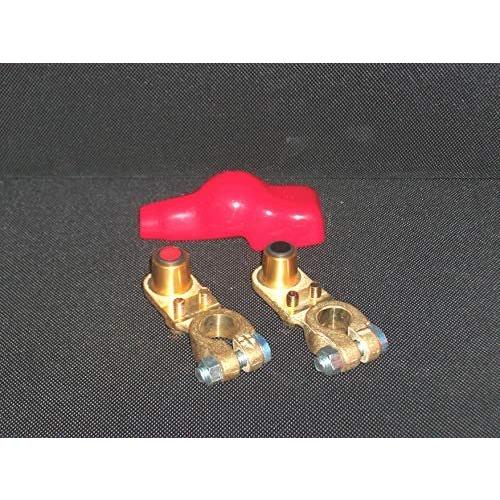 GTP-115 真鍮オフセットターミナル （＋側、−側）（大ポール→大ポール）絶縁被覆カバー付き