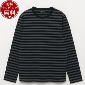 アニエスべー agnes b Tシャツ TS ボーダーTシャツ グレー系 サイズ3(XL)｜momoco-01