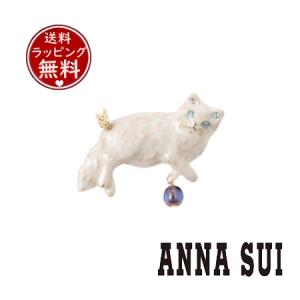 アナスイ ANNASUI ブローチ ペルシャ猫モチーフブローチ ホワイト｜momoco-01