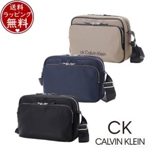 カルバンクライン CalvinKlein バッグ ステッカー ショルダーバッグ ヨコ型 A5｜momoco-01