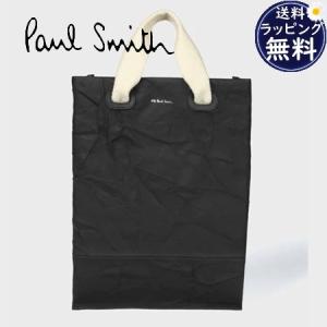 ポールスミス Paul Smith トートバッグ レザーショッパー ミニトートバッグ ブラック｜momoco-01