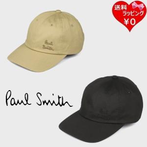ポールスミス Paul Smith 帽子 エンブロイダリーロゴ キャップ 綿100%｜momoco-01