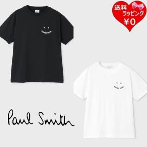 【送料無料】【ラッピング無料】ポールスミス Paul Smith Tシャツ ウィメンズ Happy 半袖 綿100%｜momoco-01