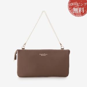 サマンサタバサプチチョイス Samantha Thavasa Petit Choice 財布 モバイルケース 長財布 シンプルデザインスマホショルダー 財布機能付き グレージュ｜momoco-01