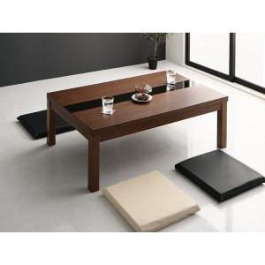 ワイドサイズ アーバンモダンデザインこたつテーブル GWILT-WIDE グウィルトワイド 4尺長方形(80×120cm)｜momoda