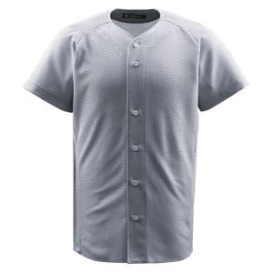デサント（DESCENTE） フルオープンシャツ （野球） DB1010 シルバー M｜momoda