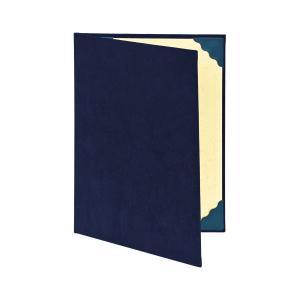 ナカバヤシ 証書ファイル（スエード調） FSS-B5-B 紺 1冊｜momoda