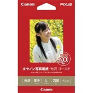 （まとめ）キヤノン Canon 写真紙 光沢ゴールド GL-101L200 L 200枚〔×3セット〕｜momoda