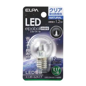 （まとめ） ELPA LED装飾電球 ミニボール球形 E17 G30 クリア昼白色 LDG1CN-G-E17-G245 〔×5セット〕｜momoda