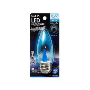 （まとめ） ELPA LED装飾電球 シャンデリア球形 E26 クリアブルー LDC1CB-G-G339 〔×5セット〕｜momoda