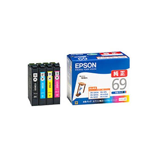 〔純正品〕 EPSON エプソン インクカートリッジ 〔IC4CL69 4色パック〕