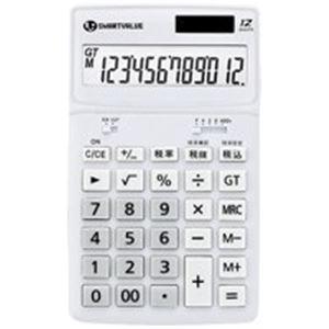 (業務用10セット) ジョインテックス 小型電卓 ホワイト5台 K072J-5｜momoda