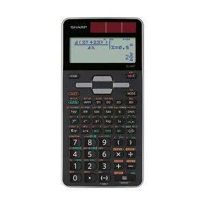 （まとめ）シャープ 関数電卓 ピタゴラスアドバンスモデル 10桁 ハードケース付 EL-520T-X 1台〔×2セット〕｜momoda