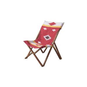 折りたたみ椅子 アウトドアチェア 幅58cm TTF-925C 木製 コットン 本革 フォールディングチェア 屋外 室外 キャンプ レジャー｜momoda