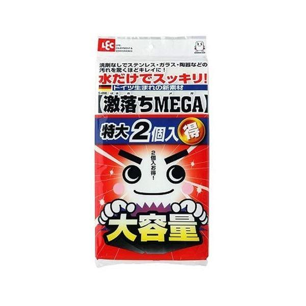 (まとめ) 汚れ落とし用スポンジ/メラミンスポンジ 〔増量タイプ〕 激落ちMEGA 掃除用品 〔20...