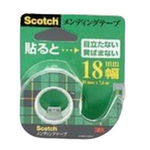 3M Scotchメンディングテープ18mm×7.6m CM18 32-977 〔12個セット〕