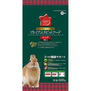 （まとめ） プレミアムラビットフード シニア 600g （ペット用品） 〔×6セット〕〔代引不可〕｜momoda