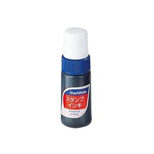 (まとめ) シヤチハタ スタンプインキゾルスタンプ台専用 小瓶 藍色 S-1 1個 〔×5セット〕｜momoda