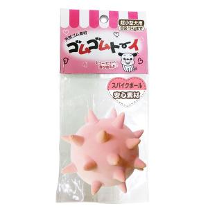 （まとめ）ゴムゴムトーイ スパイクボール〔×6セット〕 (犬用玩具)｜momoda