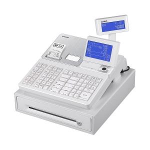 カシオ計算機 電子レジスター SR-S4000-EX-20SWEホワイト｜momoda