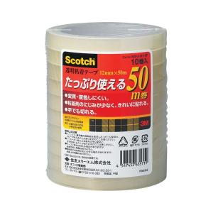 〔まとめ〕 スリーエム ジャパン スコッチ透明粘着テープ12mmX50m 〔×2セット〕｜momoda