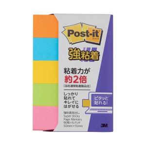 〔まとめ〕 スリーエム ジャパン Post-it 700SS-NE 強粘着 50mm×15mm 蛍光 〔×5セット〕｜momoda