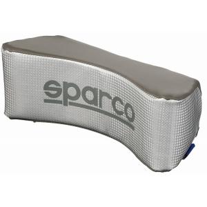 〔訳あり〕SPARCO (スパルコ) ネックピロー グレー×シルバーカーボン SPC4002｜momoda