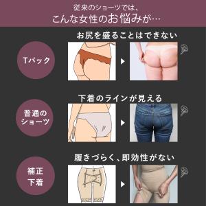 ヒップアップショーツ モモフル 2枚セット レ...の詳細画像4