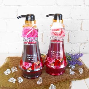 samourai woman サムライウーマンプレミアムシャンプー 550ｍｌ ＋ プレミアムコンディショナー 550ｍｌ セット ＜ノンシリコン＞｜momotaroucrub