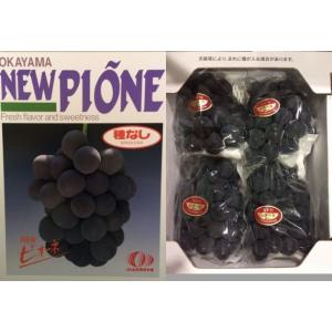 産直品】ぶどう「岡山県産」ニューピオーネ ３〜5房(2kg)【送料無料※但し　北海道沖縄・別途1500円】