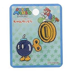 スーパーマリオ シールワッペン コイン&ボムヘイ