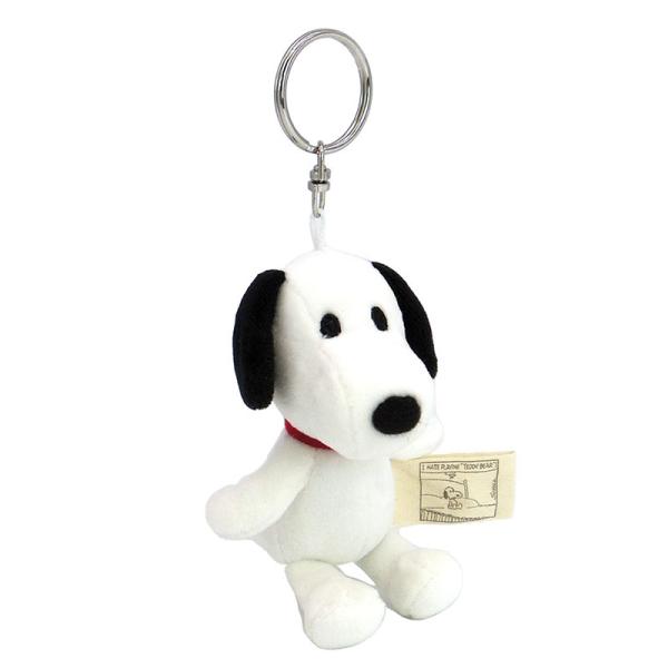 スヌーピー Playing Teddy プチふわマスコット ぬいぐるみ グッズ PEANUTS キー...