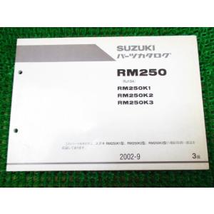 RM250 パーツカタログ 3版 RJ18A ○J613！スズキ