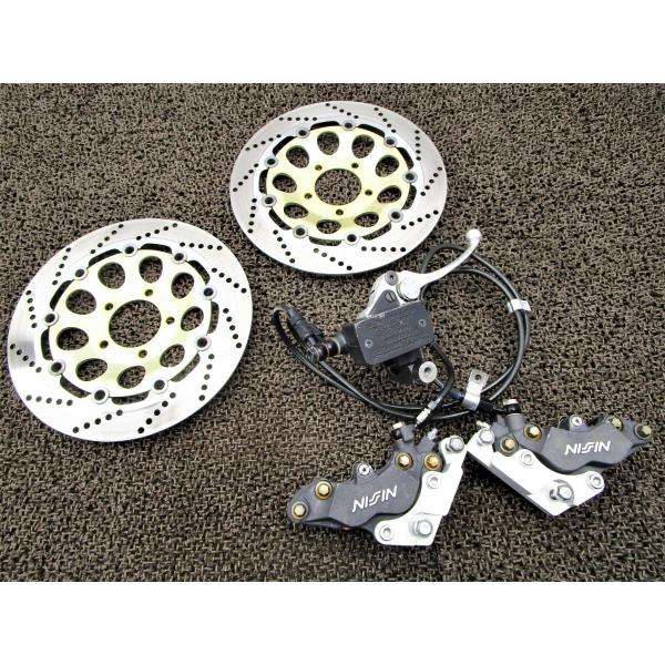 GSF750 フロントキャリパー マスター ブレーキレバー □z800 ディスク左右！GR7EA ス...