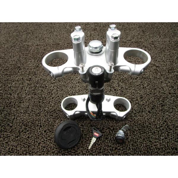 アプリリア RX125 トップブリッジ ステム ▲L588 メインキーセット タンクキャップ！KX ...