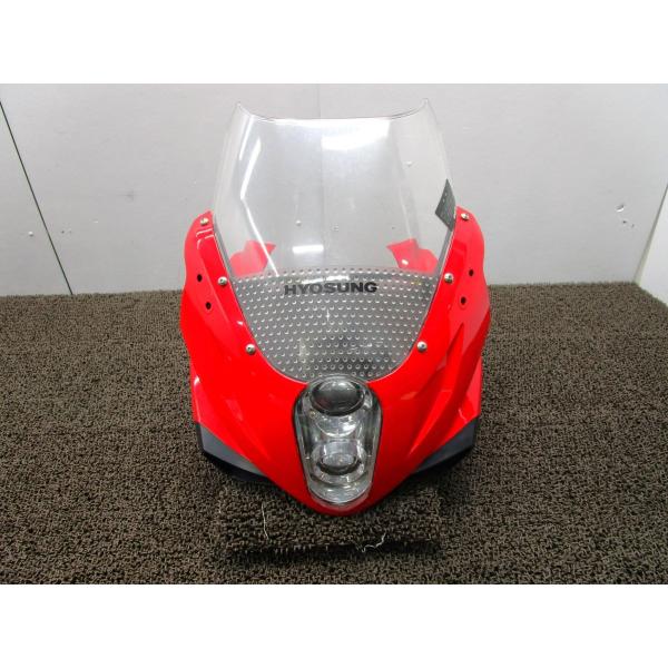 ヒョースン GT250R アッパーカウル ヘッドライト ■A2641！ スクリーン KM4MJ55B...
