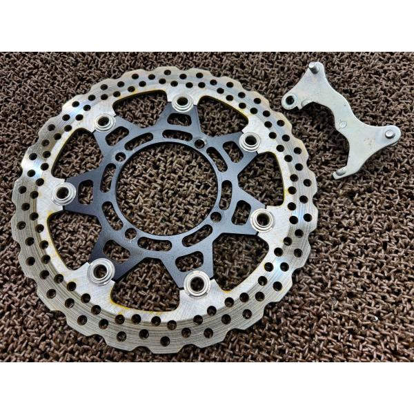 DトラッカーX ディスクローター キャリパーサポート ▲A3883！LX250V カワサキ 【 LX...