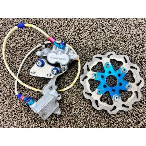 ストリートマジック2 110 フロントキャリパー ディスク ▲A7412！マスター ブレーキレバー ...