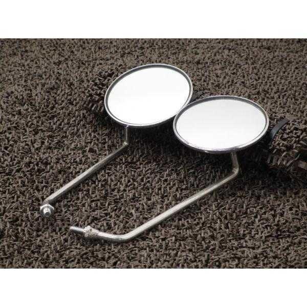 CS90 ミラー 左右 丸型 ●B133！S90 ホンダ キャブ車 動画有 6V