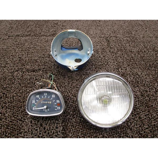 CS90 ヘッドライト スピードメーター ▲B180！S90 ホンダ キャブ車 動画有 6V