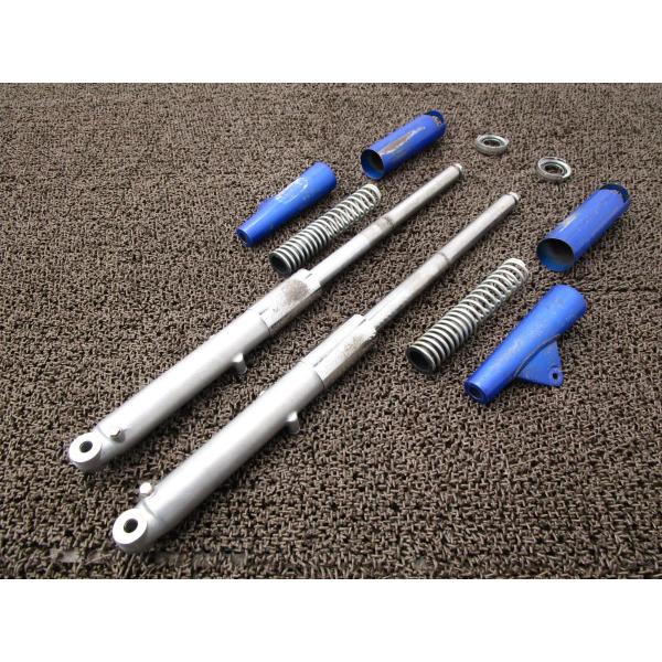 CS90 フロントフォーク ライトステー カバー □B177！S90 ホンダ キャブ車 動画有 6V