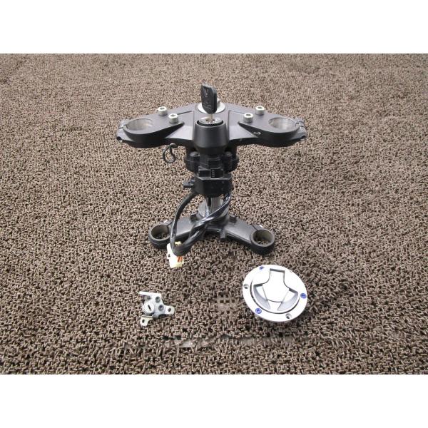 ニンジャ250 トップブリッジ ステム メインキーセット ▲B363！ZETA製 ステムナット EX...