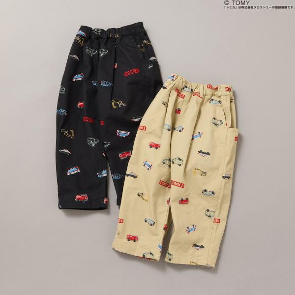 TOMICA×BREEZE 刺繍総柄パンツ 10分丈　BREEZE J121976　